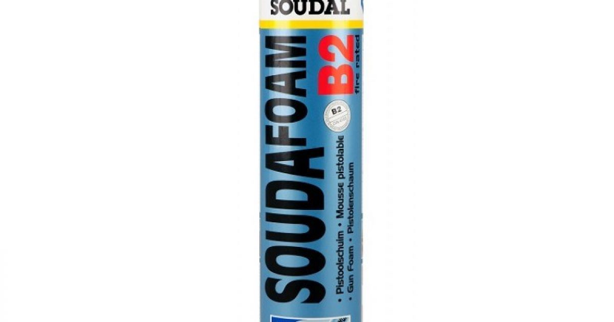 Soudal B2 Fire Rated Expanding Foam - Gun Grade 750ml | Wolfhound Direct