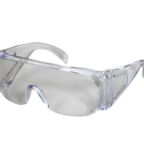 Clear lens safety glasses - Basic. Ideal for occasional use of visitors