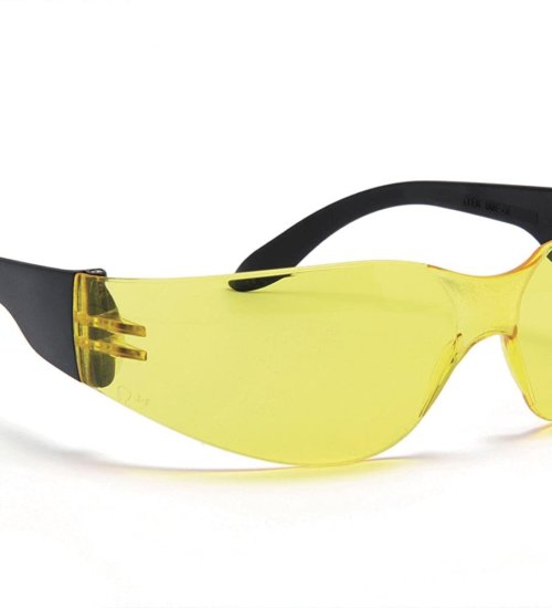 Blackrock basic yellow safety glasses
