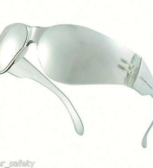 Delta Plus BRAVA 2 Safety Spectacles Eye Protection - Light mirror BOX 10 glasses