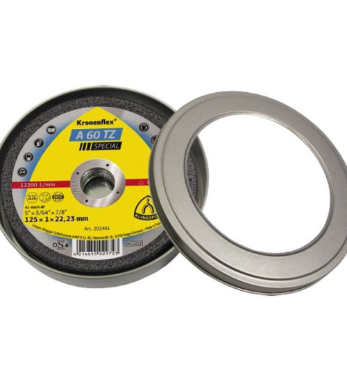Klingspor A60 EXTRA Cutting Disc (Tin/10 Pack) - Stainless Steel and Steel