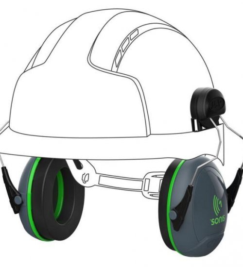 JSP Sonis 1 helmet mounted ear defenders SNR 26dB
