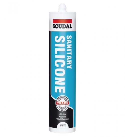 Sanitary silicone for trade Soudal 300ml