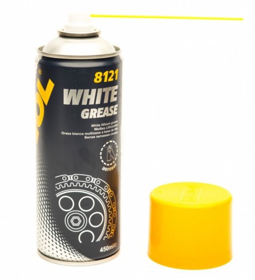 Mannol 8121 White grease aerosol 450ml