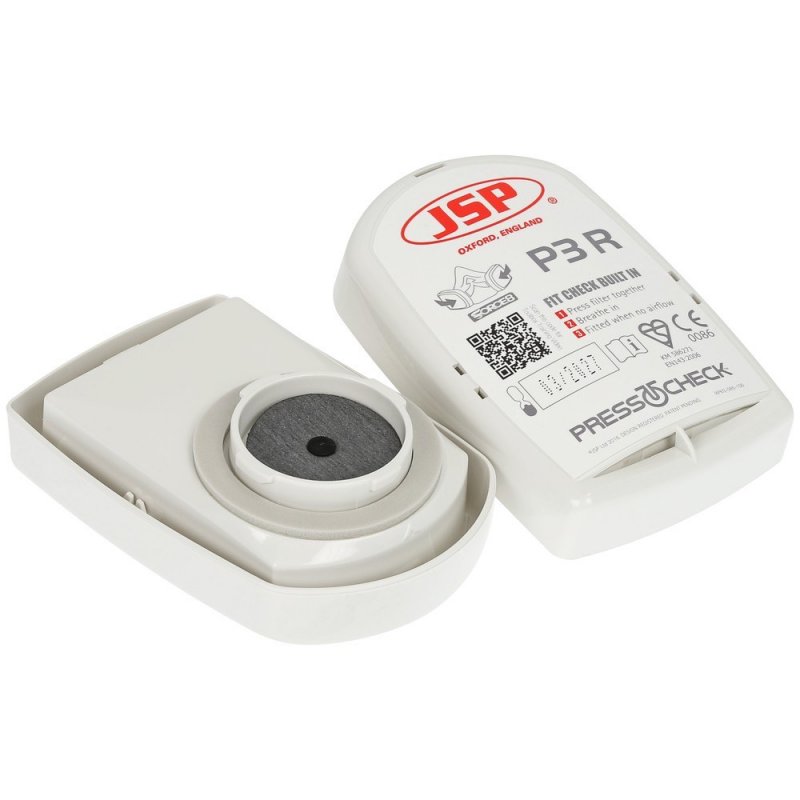 JSP Force 8 - Press to check P3 (dust) filters for half mask (2 filters)