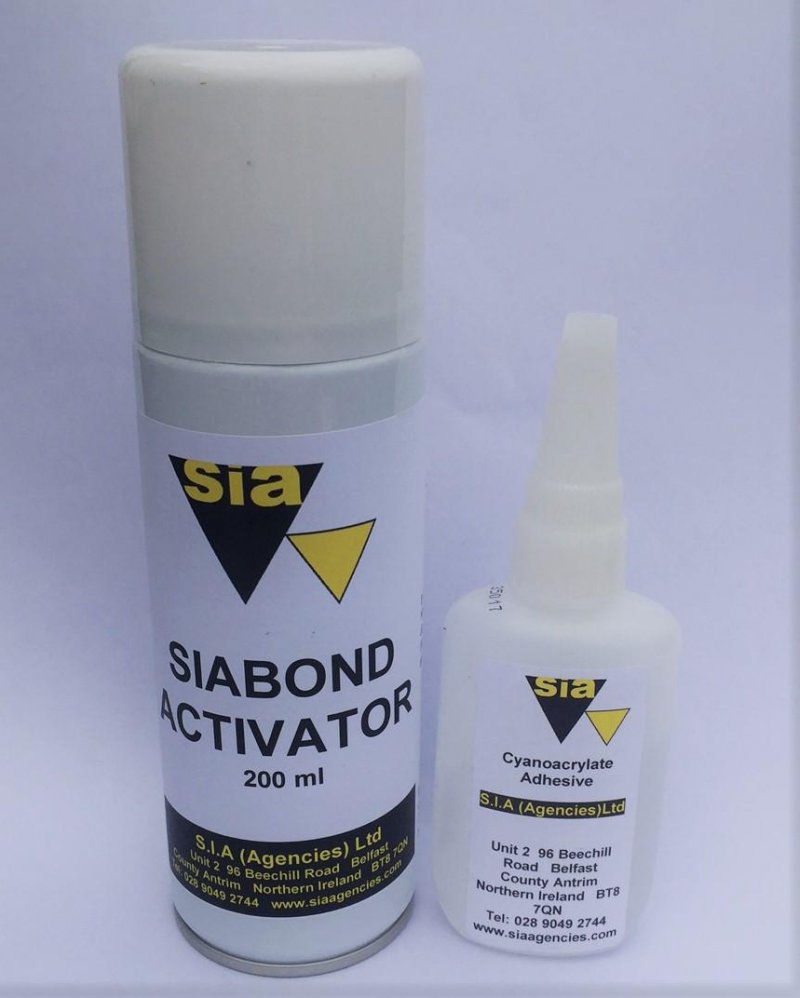 SIA Mitre bonding kit adhesive and activator