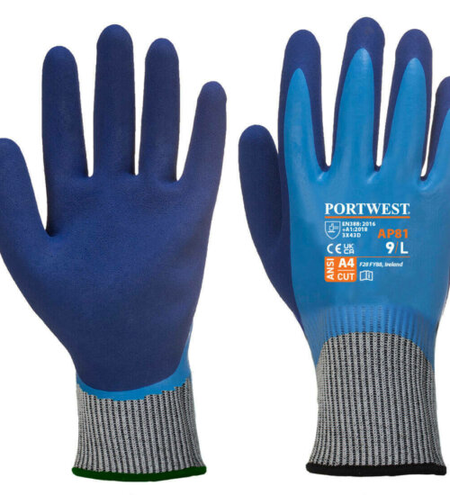 AP81 - Liquid Pro HR Cut Glove Blue