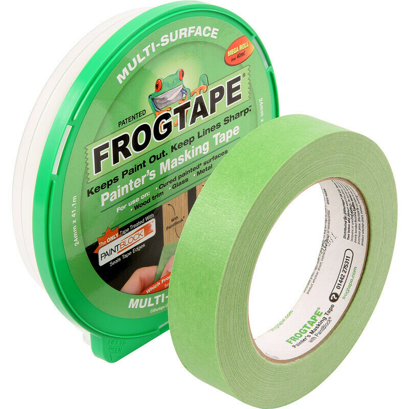 Frogtape Multi Surface Non bleed - sharp lines painters Masking Tape - 24mm x 41.1m