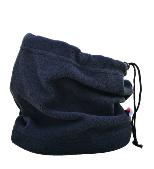 Portwest CS21 fleece neck tube - thermal snood Black/Navy winter workwear